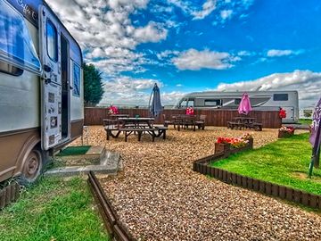 The fresh coffee caravan / picnic area