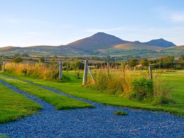 This is the main track into our camping field.