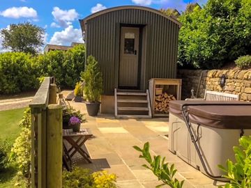 Hot tub and patio