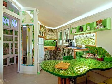 Kitchen and dining area