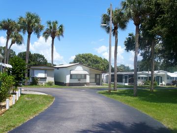 Street scene within the resort