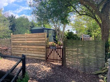 Entrance to the glamping area