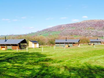 Luxury safari tents in the stunning Brecon Beacons