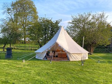 Bell tent pitch