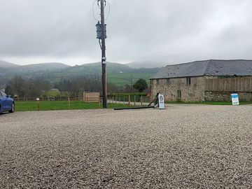 View from the campsite across the valley
