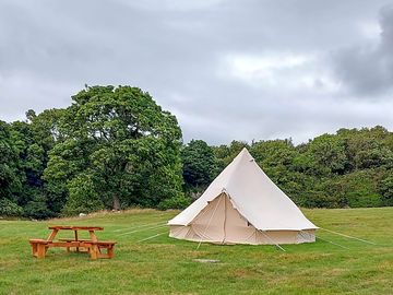 Visitor image of the exterior of the tent