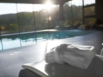 Heated indoor swimming pool