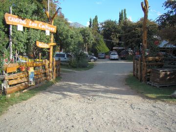 The entrance - welcome to the campsite