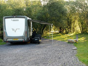 Lakeside hardstanding pitch