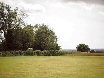 View of the camping field