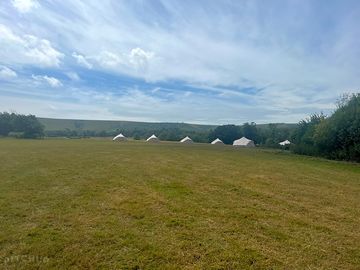 Plenty of room on the camping field