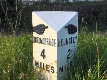 3 miles from the main road between the north yorkshire market towns of helmsley and kirkbymoorside