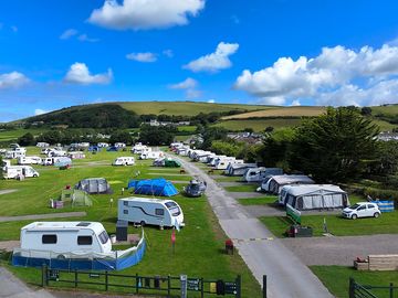 The bottom field on a beautiful day