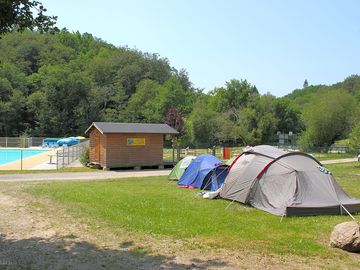 Pick a pitch near the pool