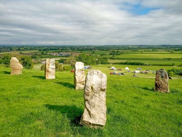 Visitor image of the stone circle