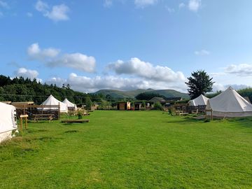 The site with the beacons in the background