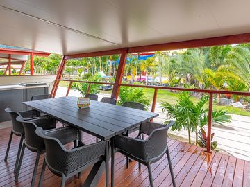 Exterior dining area