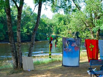 Pitches overlooking the Dordogne