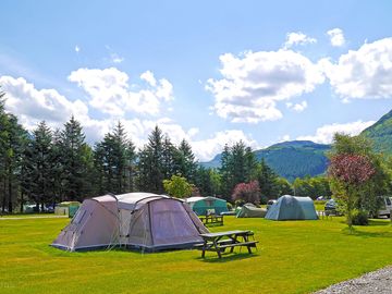 Electric tent pitch