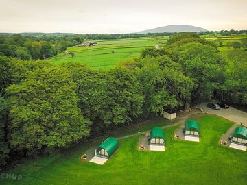 Aerial view of the site