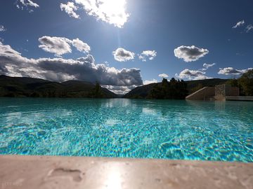 Stunning views from the infinity pool