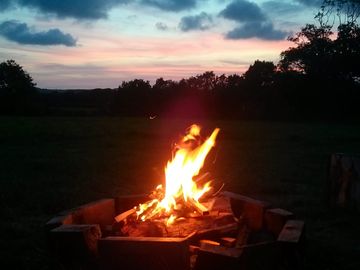 Enjoying the peaceful evening