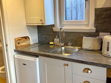 Kitchen inside the cabin