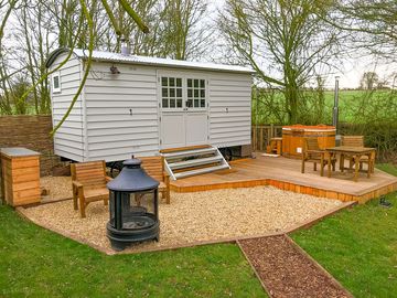 Shepherd's hut exterior