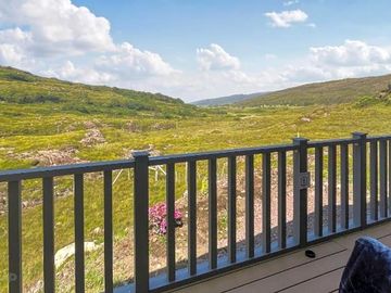 Views form the cabin balcony