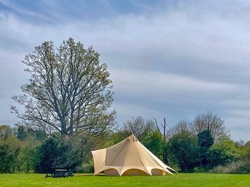 Bell tent exterior