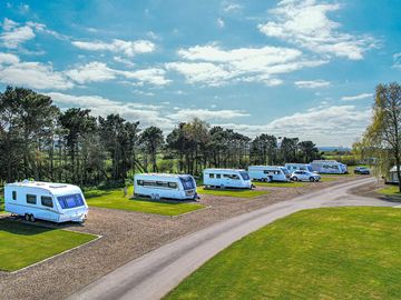 XL Super Pitches at Lebberston Caravan Park