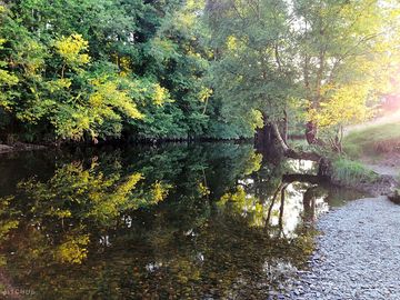 The river irfon