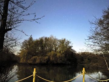 The lake at dusk