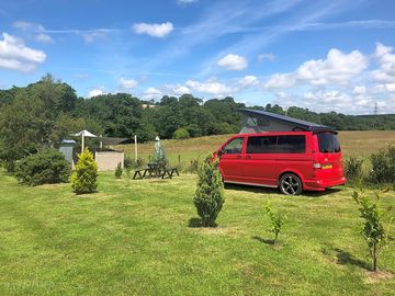 Small campervans are welcome