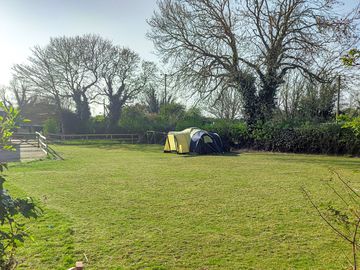 Spacious grass pitches