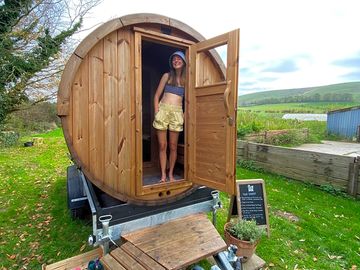 The woodfired sauna
