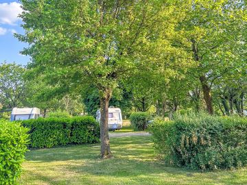 Shaded grass pitches