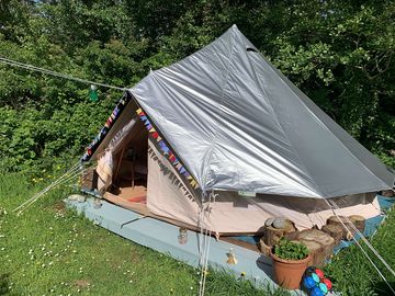 Bell tent exterior