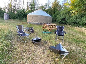 The yurt pitch