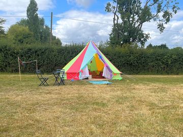 Rainbow bell tent