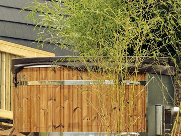 Eco-friendly woodfired hot tub