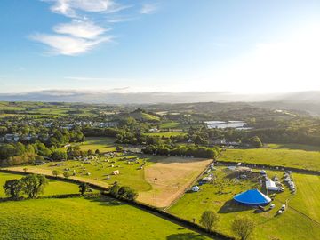 Aerial view of site