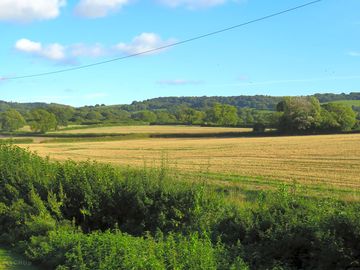View from the camping field
