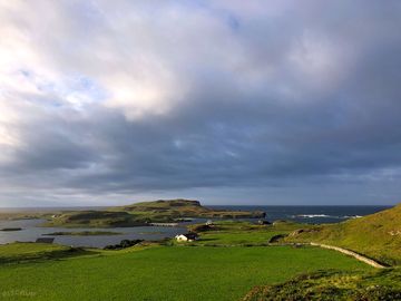 View from canna bunkhouse to the west