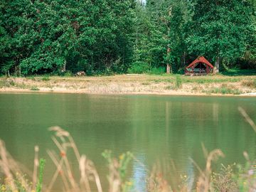 Private waterside pitch