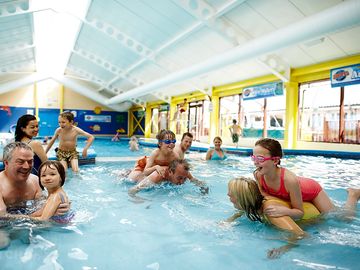 The indoor swimming pool