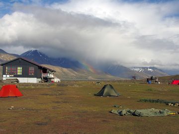Wide open space and mountain views