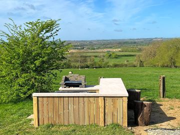 Surrounding countryside and barbecue area