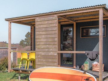 Camping pod exterior