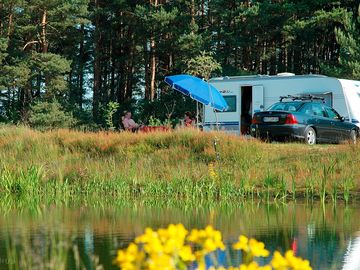 Pitch by the pond